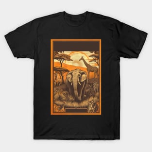 Vintage travel posters of Africa T-Shirt